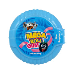 BUMBLE BEE GUM MEGA ROLL BLUE RASPBERRY 40 GM Default Title - MamasJan Grocery Food