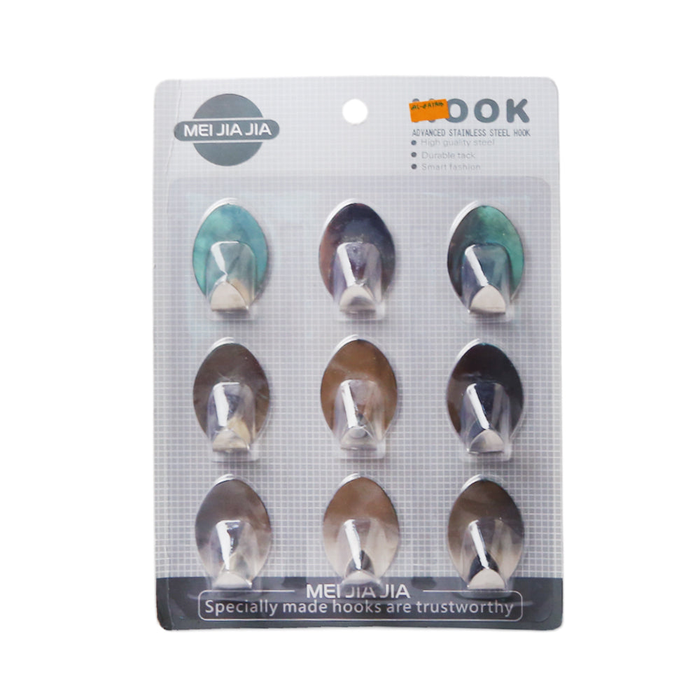 STAINLESS STEEL HOOK 9PC IR 18992-22 Default Title - MamasJan Grocery Nonfood
