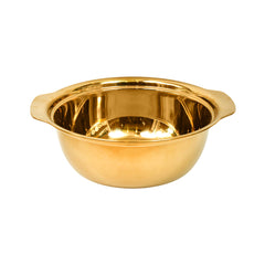 BOWL MIXING STEEL GOLDEN 33CM 10057 Default Title - MamasJan Crockery