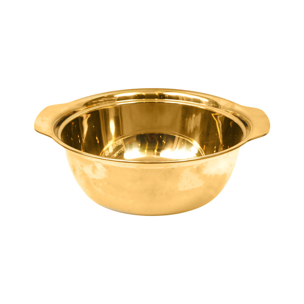 BOWL MIXING STEEL GOLDEN 31CM 99793 Default Title - MamasJan Crockery