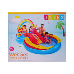 57453 SWIMMING POOL RAINBOW RING PLAY CENTER Default Title - MamasJan Toys