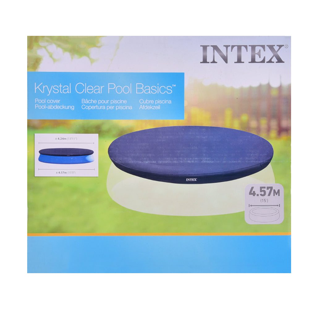 28023 INTEX EASY SET POOL COVER 15FT Default Title - MamasJan Toys