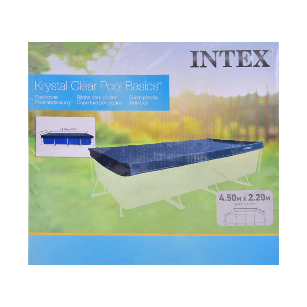 28039 INTEX KRYSTAL RECTANGULAR POOL COVER A.I Default Title - MamasJan Toys