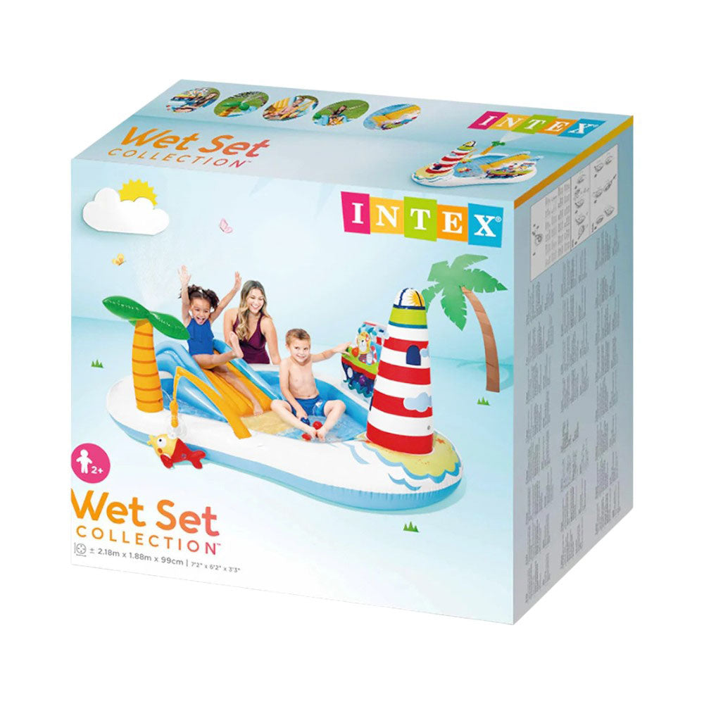 57162 INTEX SWIMMMING POOL FISH 7FT2X6FT2X3FT3INCH Default Title - MamasJan Toys