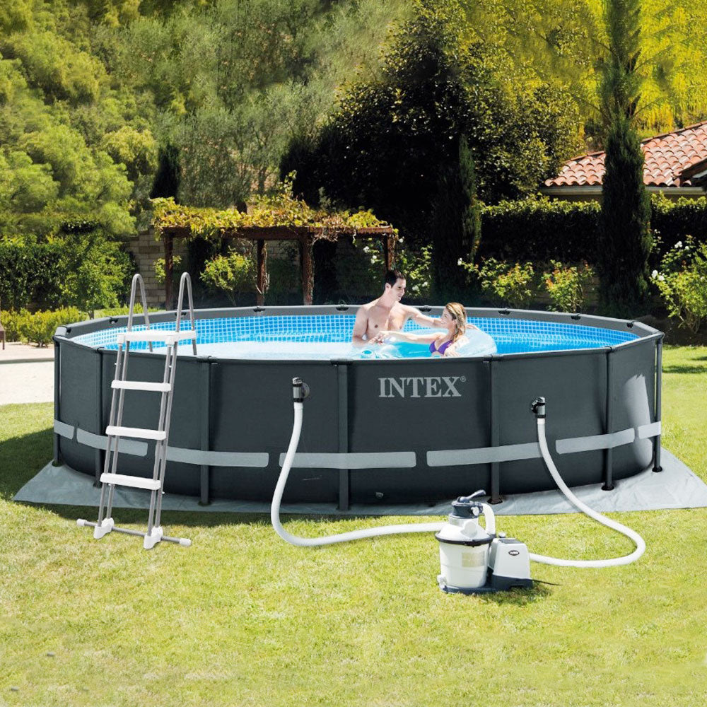26326 INTEX ULTRA FRAME SWIMMING POOL 16X48 A.I Default Title - MamasJan Toys
