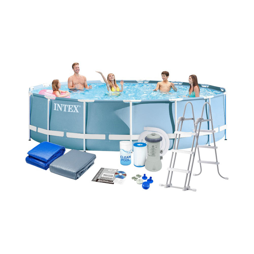 26724 INTEX PRISM FRAME POOL 15X42 AI (6+ YEAR) Default Title - MamasJan Toys