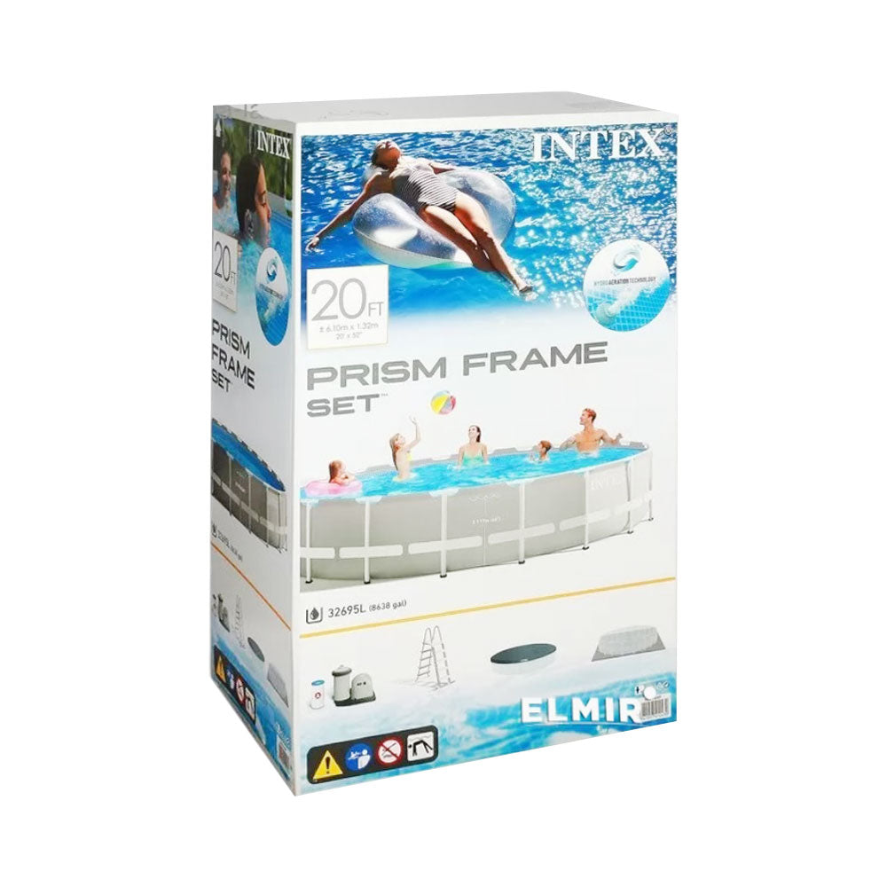 26756 INTEX PRISM FRAME POOL 20X52 AI (6+ YEAR) Default Title - MamasJan Toys