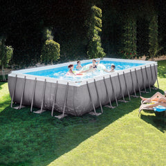 26364 INTEX RECTANGLE FRAME POOL A+B 24X12X52 Default Title - MamasJan Toys