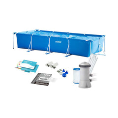 28274 INTEX RECTANGLE FRAME POOL SET 177*86*33 A.I (6+YER) Default Title - MamasJan Toys