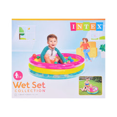 48674 POOL WITH BALL 34X10INCH BASIC Default Title - MamasJan Toys