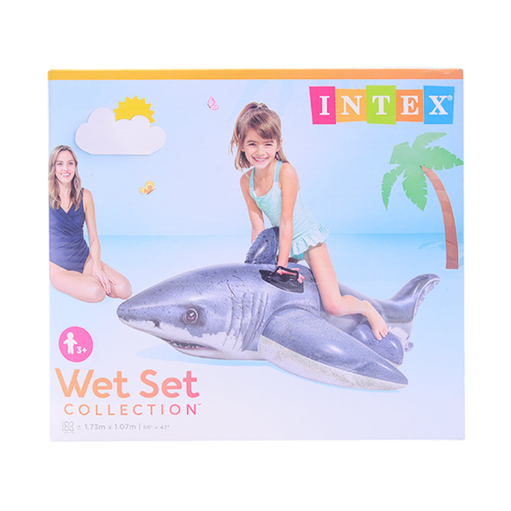 57525 INTEX GRAY FISH RIDE-ON A.I Default Title - MamasJan Toys