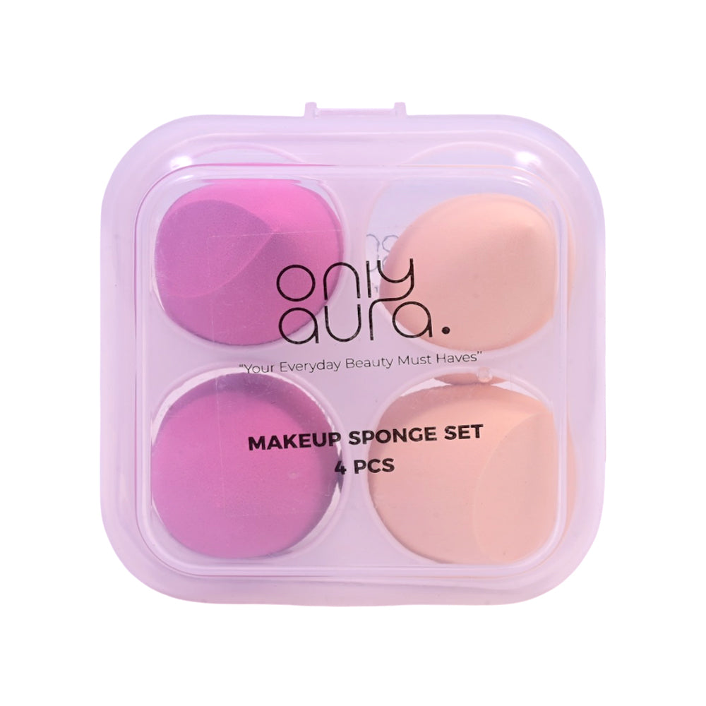 ONLY AURA MAKEUP SPONGE 4PC SET FF710 Default Title - MamasJan Makeup