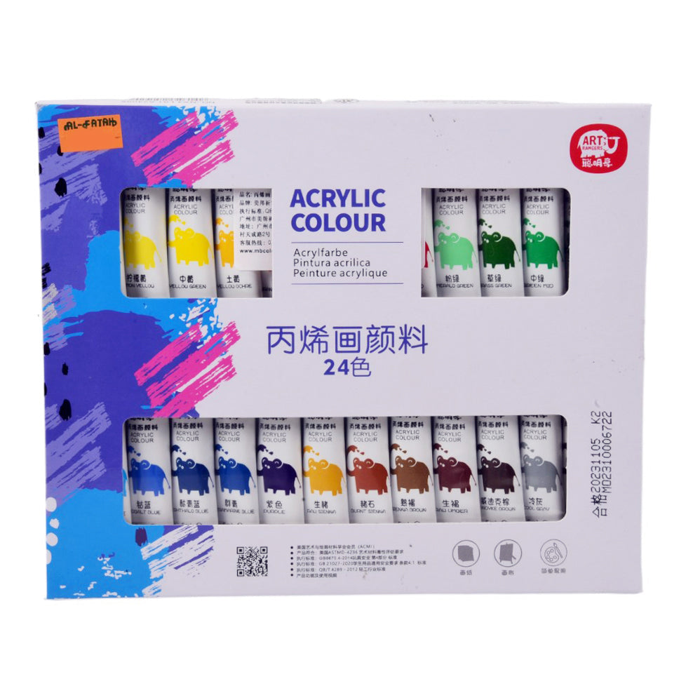 A24005 ART RANGERS ACRYLIC COLOR 24PC PACK Default Title - MamasJan Toys