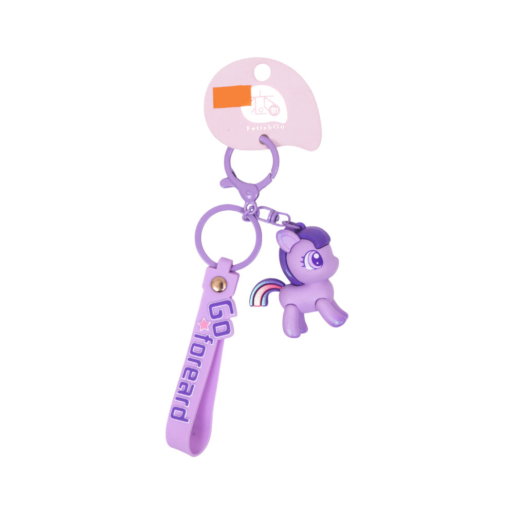 Q072-1D CUTE UNICORN KEYCHAIN IR Default Title - MamasJan Toys