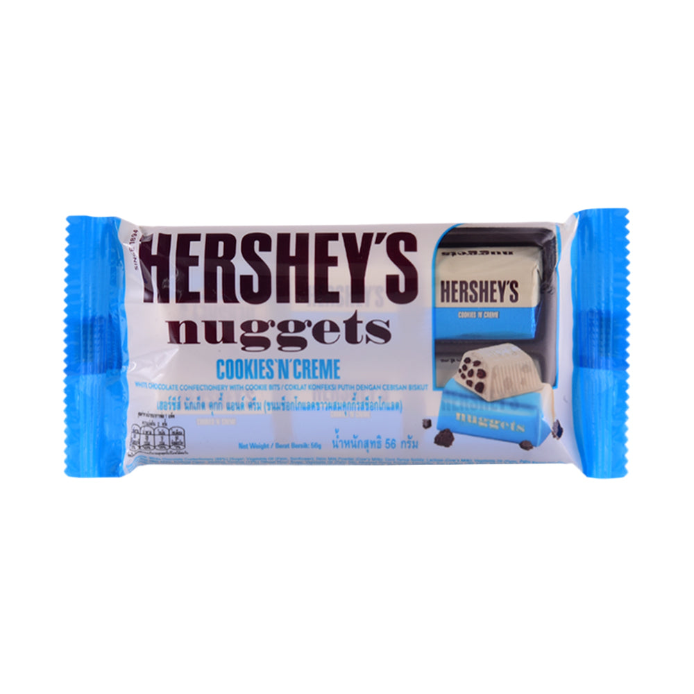 HERSHEYS NUGGETS COOKIES N CREAME BAR 56 GM Default Title - MamasJan GroceryFoods