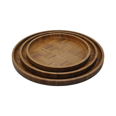 TRAY SET 3PC BAMBOO IR 2436-12 Default Title - MamasJan Crockery