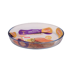 DISH DK GLASS OVAL 5120 Default Title - MamasJan Crockery