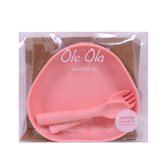 SK-6185 OLE OLA SILICONE DINNER SET IR Default Title - MamasJan Toys