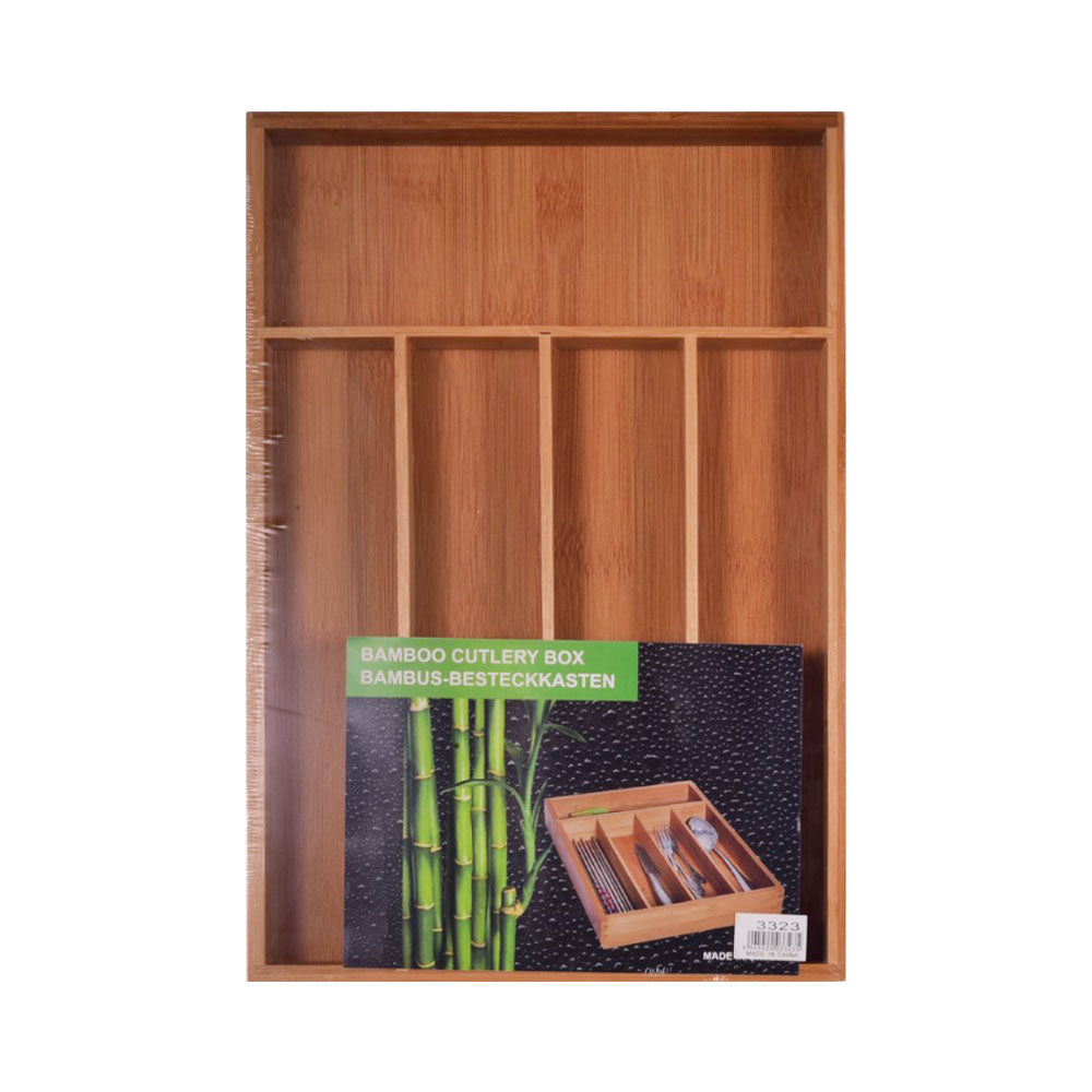 TRAY CUTLERY WOODEN 3323 Default Title - MamasJan Crockery