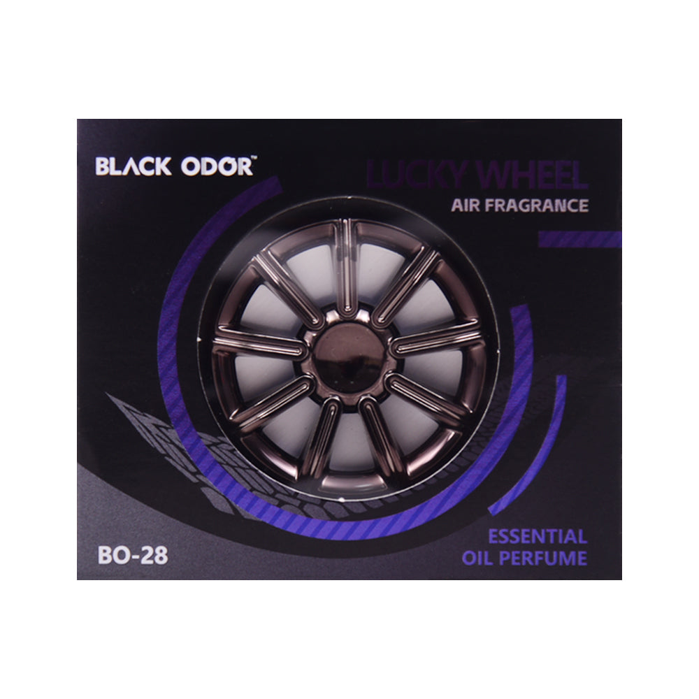 BLACK ODOR AIR FRAGRANCE LUCKY WHEEL BK ICE 45 GM Default Title - MamasJan Grocery Nonfood