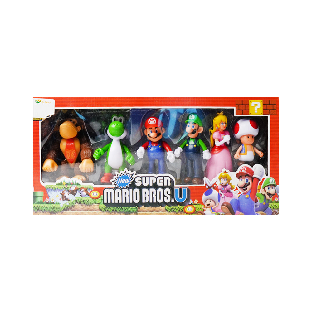 FP-33102 SUPER MARIO 6PC FIGURE A.I Default Title - MamasJan Toys