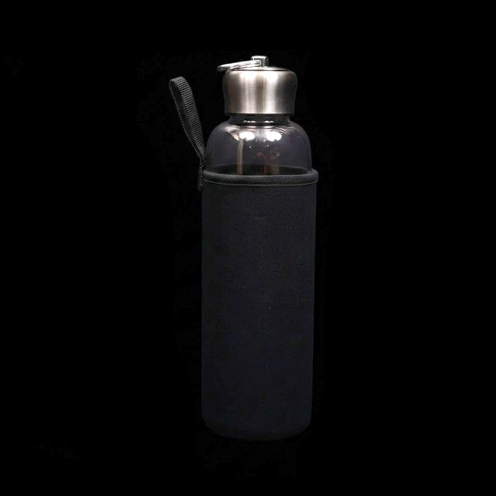 WATER BOTTLE GLASS STACKED STYLE 1000ML 25-10 Default Title - MamasJan Crockery