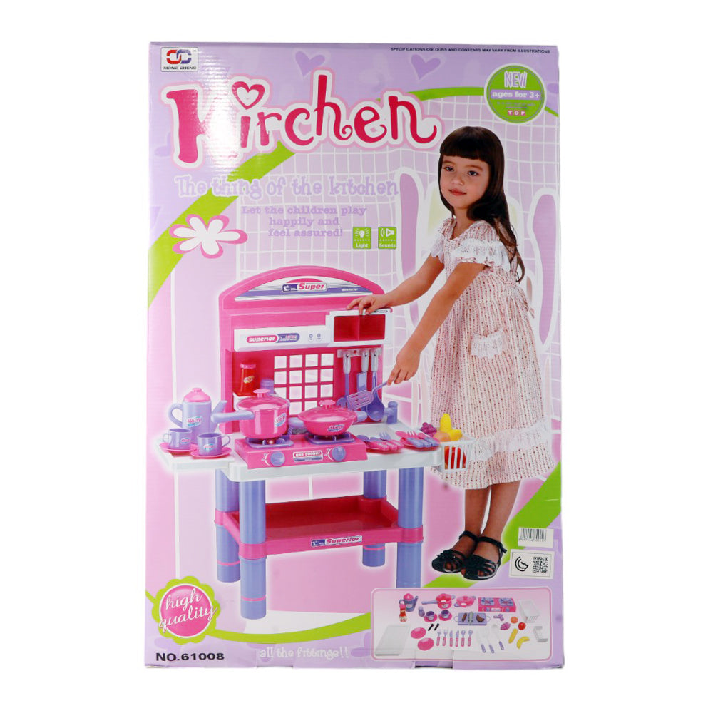 61008 KITCHEN PLAY SET (3+ YEAR) D Default Title - MamasJan Toys