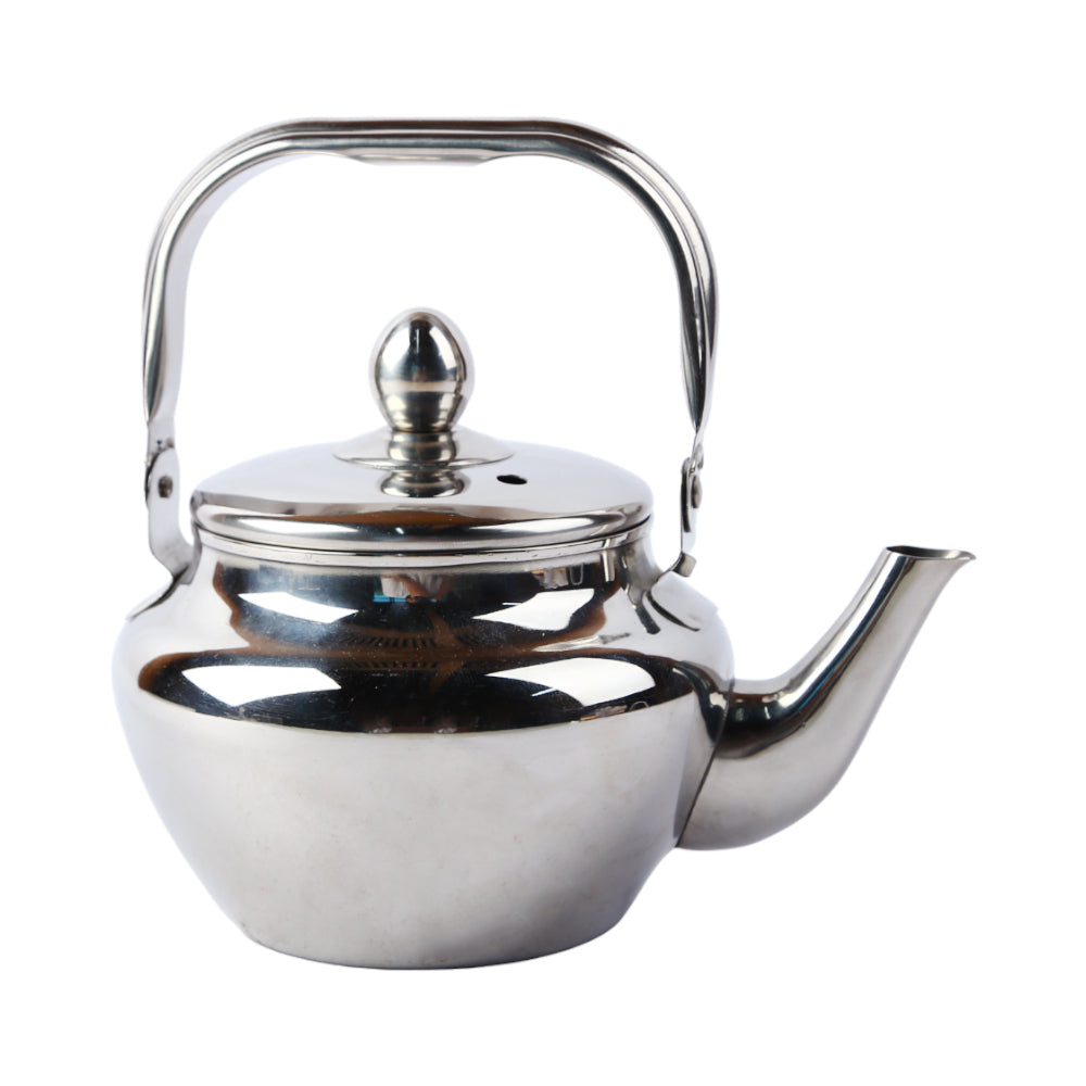 TEA POT STAINLESS STEEL IR 1.0LTR CH11100 Default Title - MamasJan Crockery