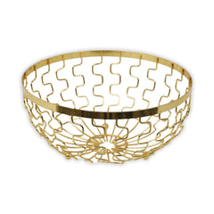 FRUIT BASKET GOLDEN A06-141A HFE Default Title - MamasJan Crockery