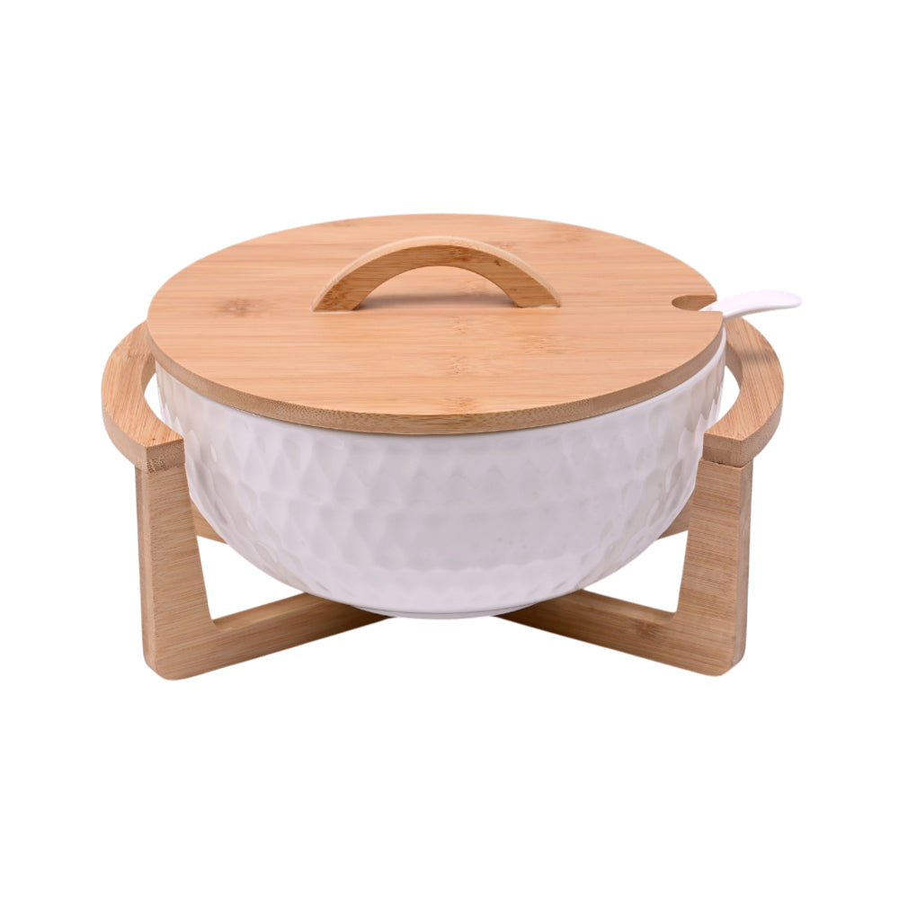 BOWL SALAD PORCELAIN IR QX1/HG619-10 Default Title - MamasJan Crockery