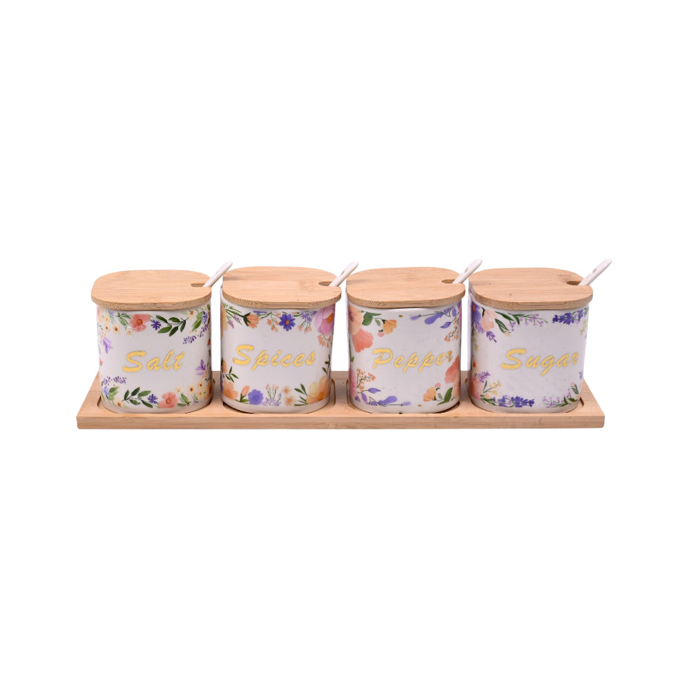 SPICE SET 4 PCS PORCELAIN IR QX31/HB7009-4 Default Title - MamasJan Crockery