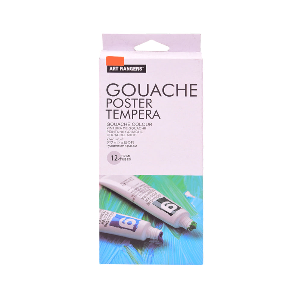 PG31-12012A GOUACHE POSTER COLOR 12TUBE 12ML Default Title - MamasJan Toys