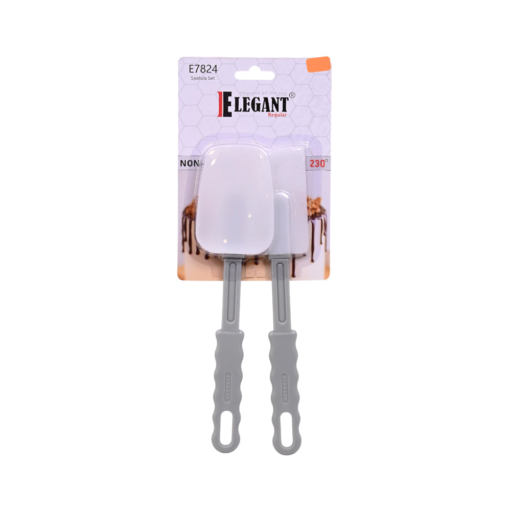 SPATULA SILICONE SET 2PC ELEGANT E7824 Default Title - MamasJan Crockery