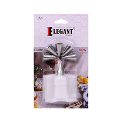ICING BAG WITH NOZZLE SET 7PC ELEGANT E7826 Default Title - MamasJan Crockery