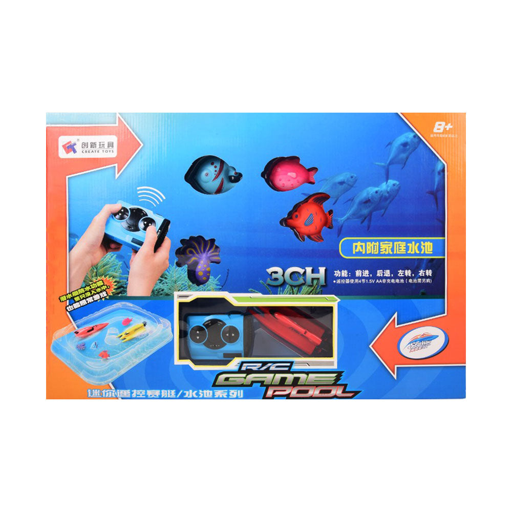 3317 BOAT POOL GAME R/C D Default Title - MamasJan Toys
