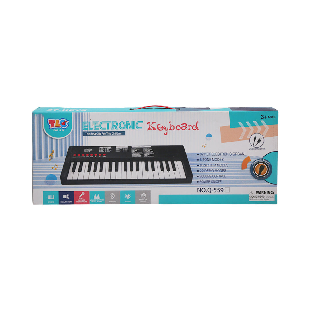 Q-569 ELECTRONIC KEY BOARD 37KEYS Default Title - MamasJan Toys