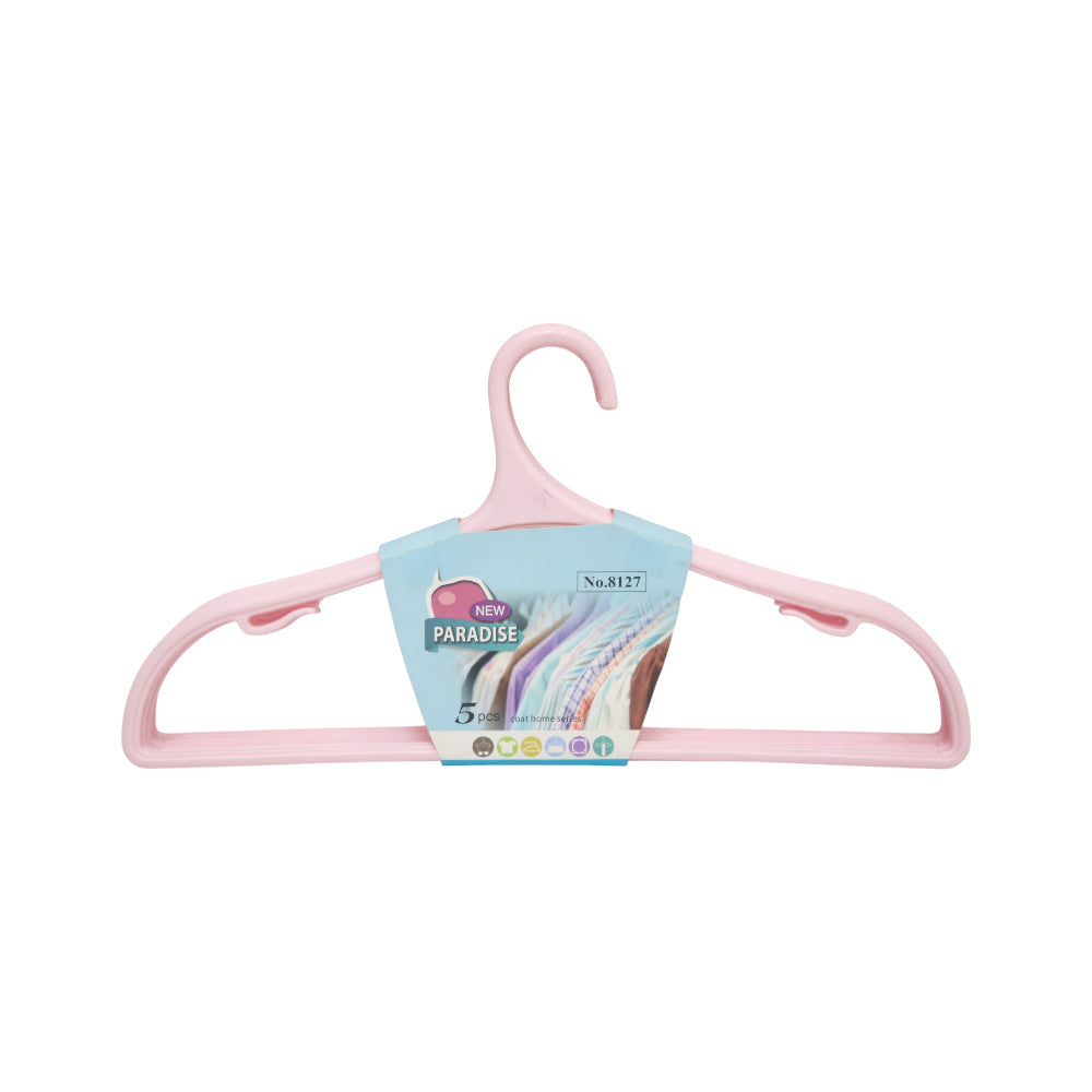 PLASTIC HANGER 5PC 8127 Default Title - MamasJan Grocery Nonfood