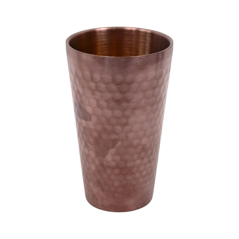 GLASS STEEL COPPER HAMMERED 28-10/8774 Pack oF 6 Default Title - MamasJan Crockery