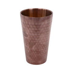 GLASS STEEL COPPER HAMMERED 28-10/8774 Pack oF 6 Default Title - MamasJan Crockery