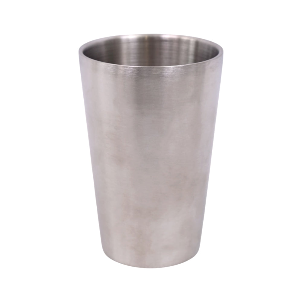 GLASS STEEL SILVER DOUBLE PLAIN 28-16/8775 Pack oF 6 Default Title - MamasJan Crockery