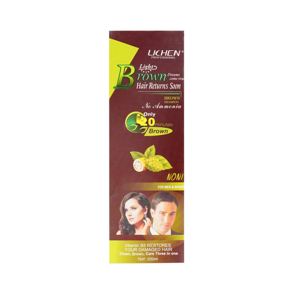 LICHEN LIGHT BROWN HAIR RETURS SHAMPOO 200ML Default Title - MamasJan haircare