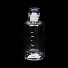 WATER BOTTLE GLASS TIME MARKER ZAM ZAM 340 ML 2588 Default Title - MamasJan Crockery