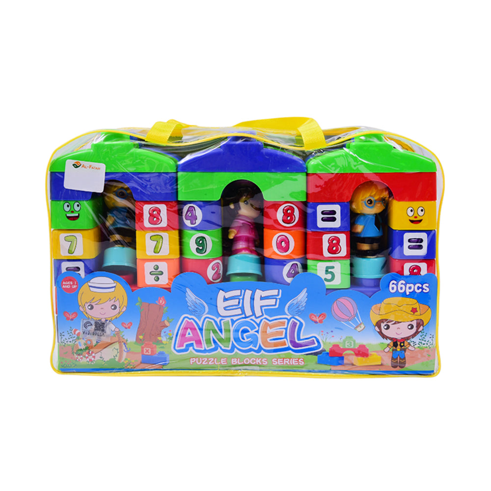 3306 ANGLE BLOCKS IN BAG 66PC D Default Title - MamasJan Toys