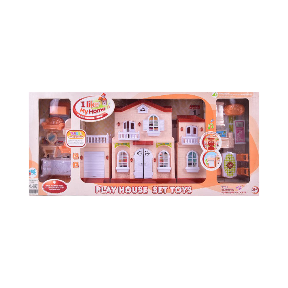 6662 I LIKE MY HOME PLAY HOUSE D Default Title - MamasJan Toys
