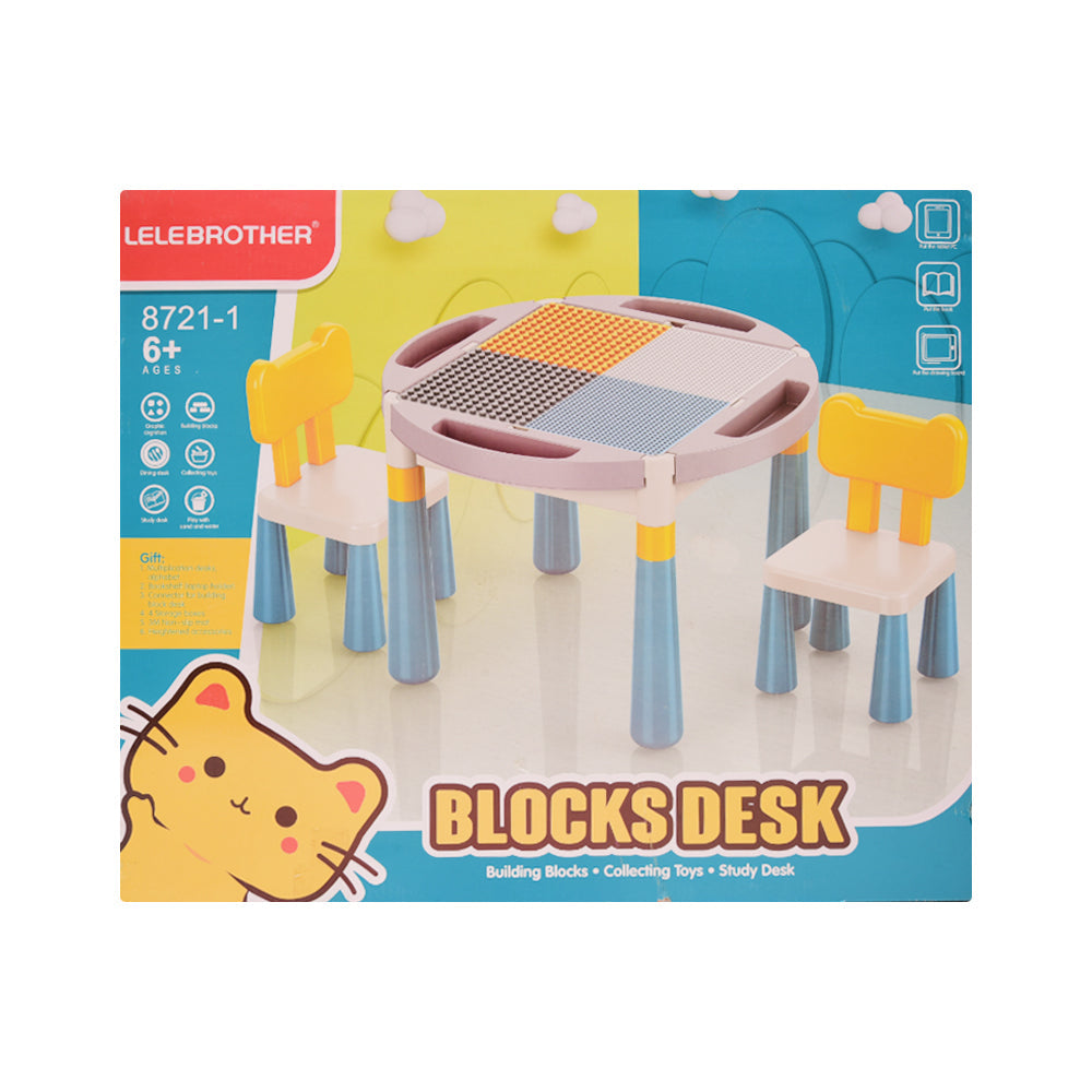 8721-1C LELEBROTHER DESK BLOCKS 2IN1 IR Default Title - MamasJan Toys