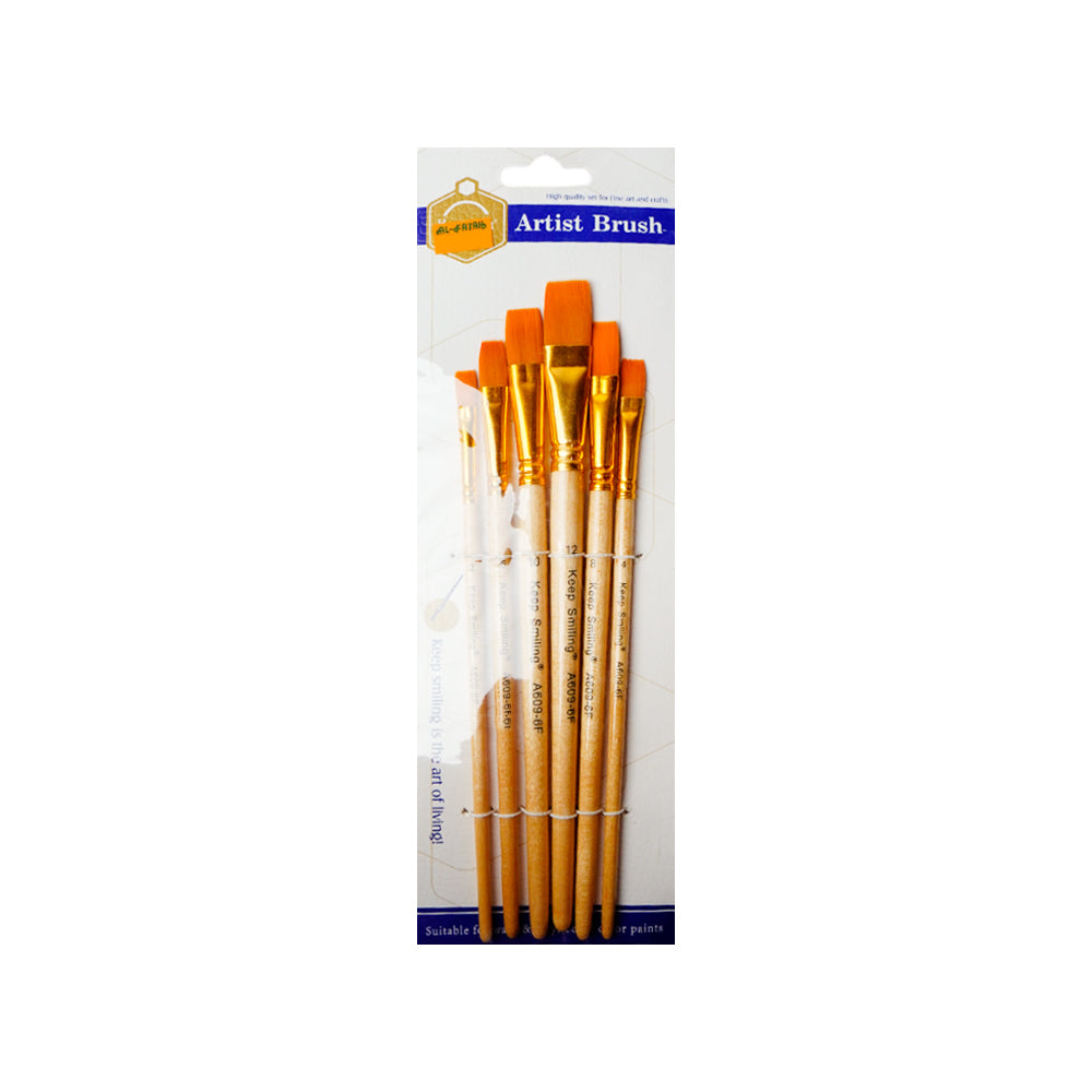 609-6F KEEP SMILING KIDS BRUSH SET 6PC Default Title - MamasJan Toys