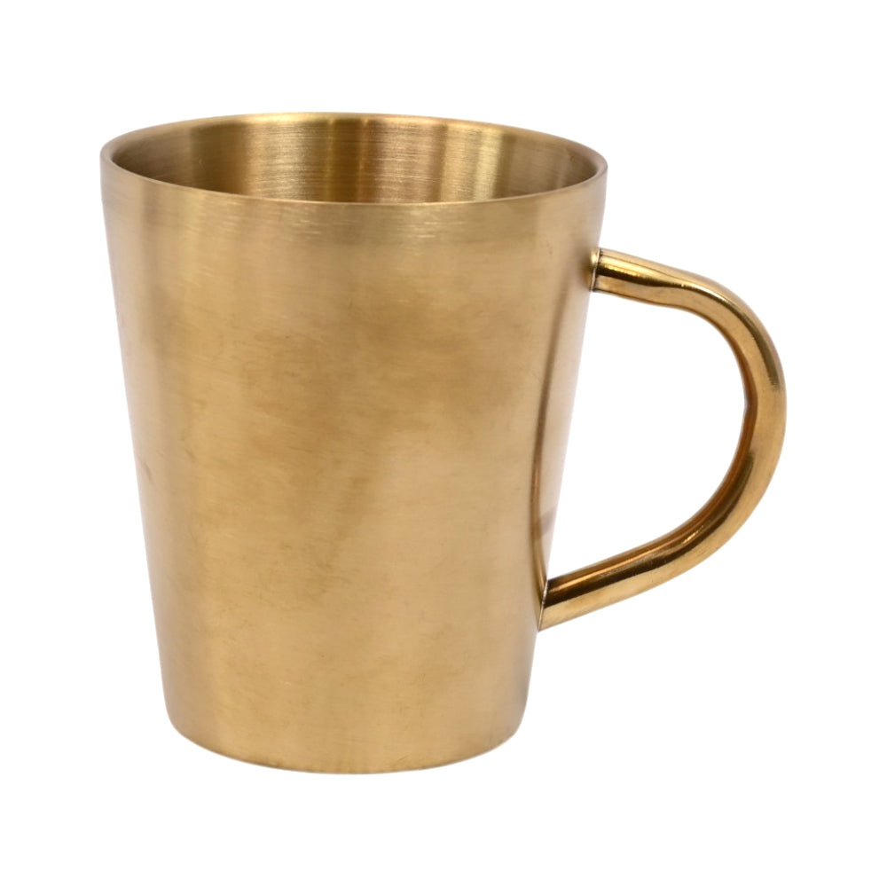 MUG STEEL GOLDEN 300 ML 0848 Default Title - MamasJan Crockery