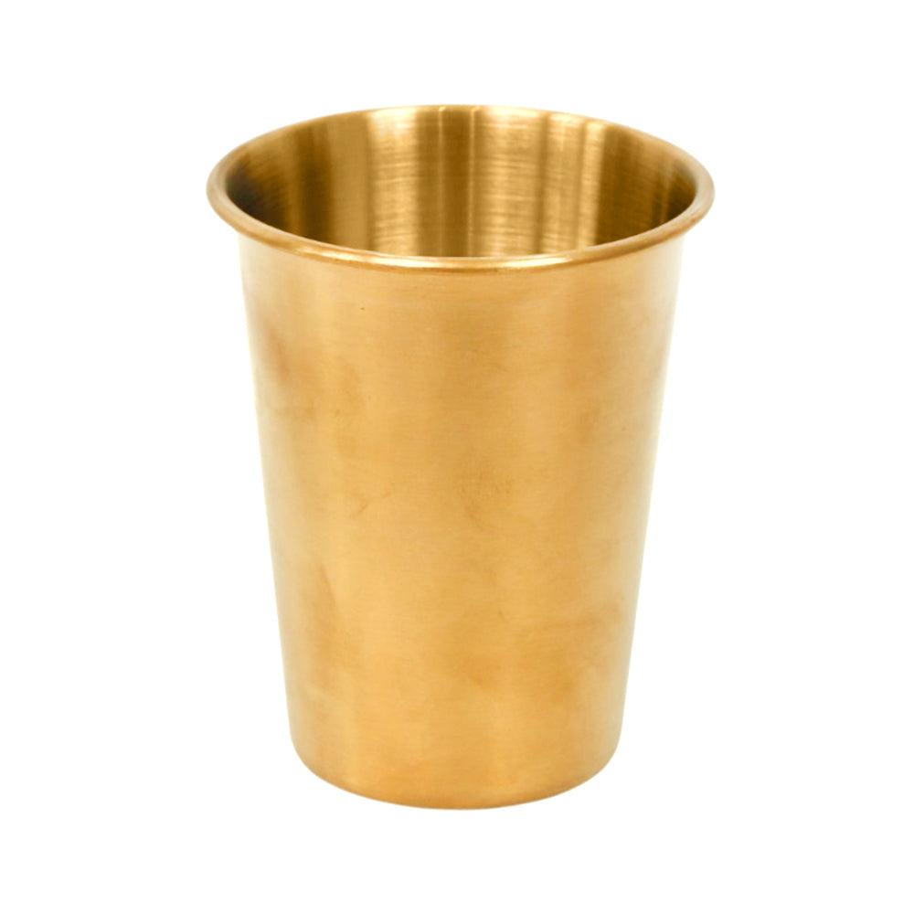 GLASS STEEL GOLDEN PLAIN 0855 (Pack of 6) Default Title - MamasJan Crockery