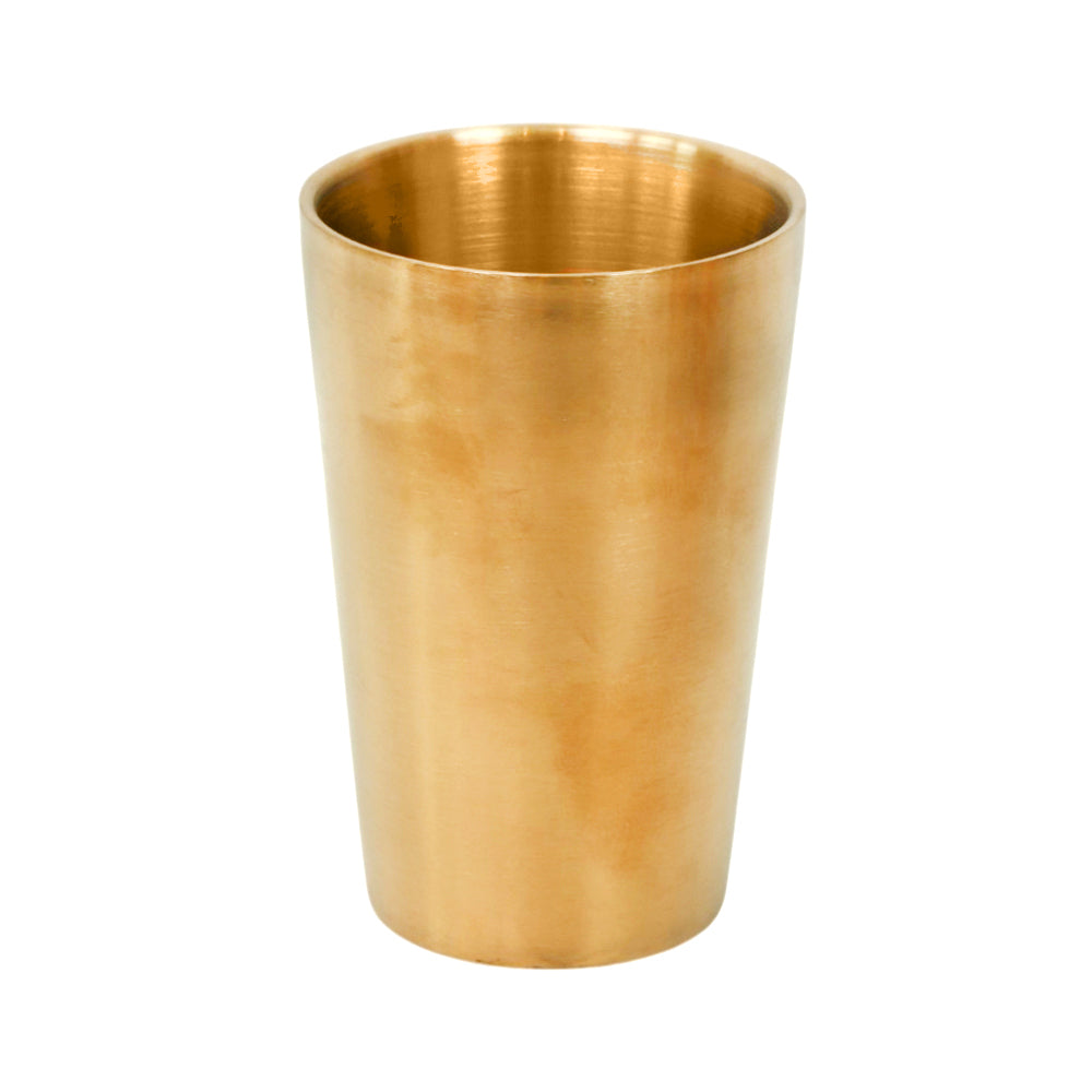 GLASS STEEL GOLDEN PLAIN 8342 (Pack of 6) Default Title - MamasJan Crockery