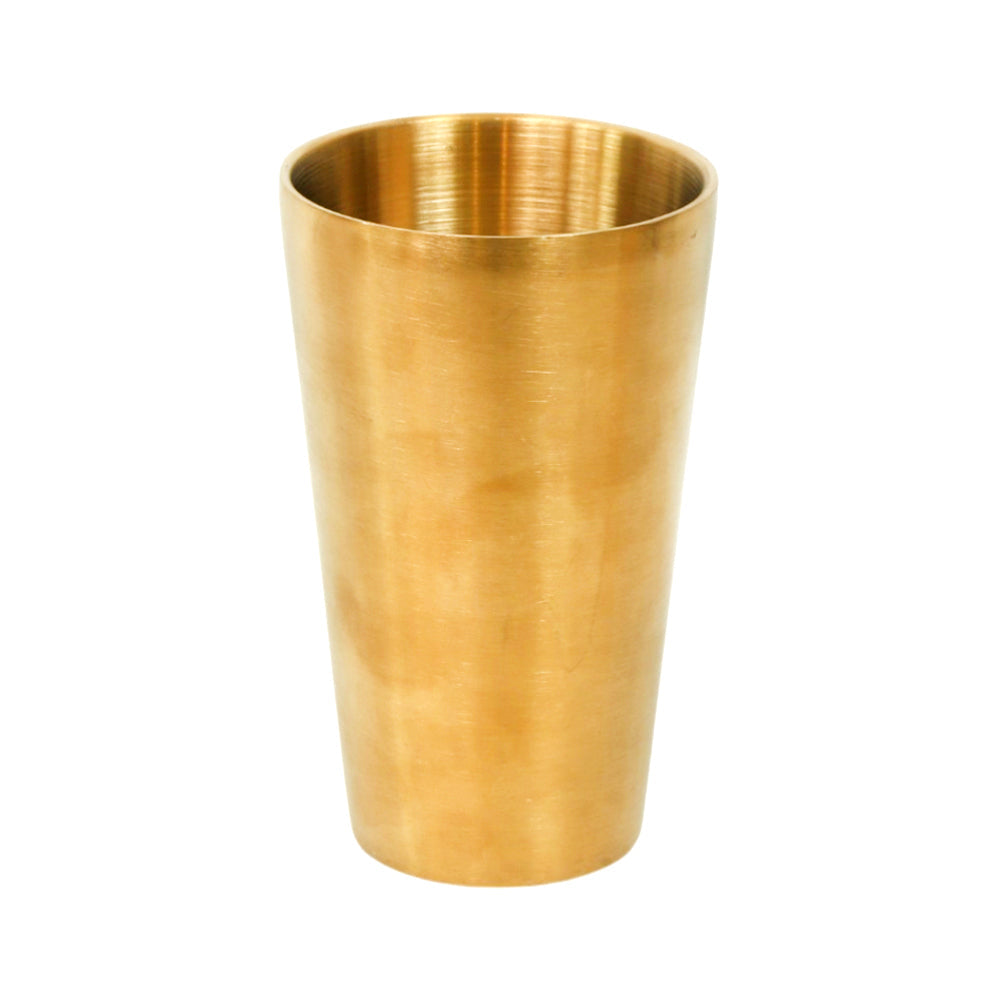 GLASS STEEL GOLDEN PLAIN 1012 (Pack of 6) Default Title - MamasJan Crockery